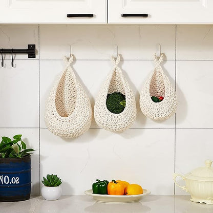 Honeydak Boho Decor Hanging Wall Baskets