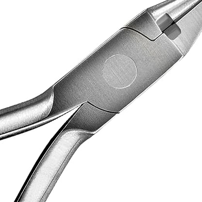 T/C Bird Beak Pliers with Cutter Loop Forming Pliers Wire Bending Tungsten Carbide Inserts Gold Handle Dental Instrument Supply 678-325