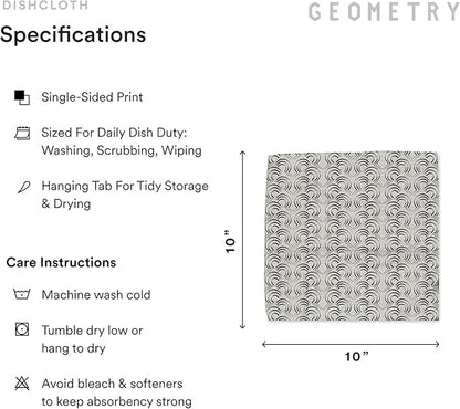 GEOMETRY Kitchen Dish Cloths