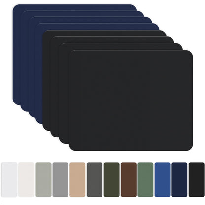 OAZ 8 Pieces 7.87 x 5.9 inch Nylon Repair Patches Nylon Fabric Patch Self-Adhesive Fabric Repair Tape Waterproof Lightweight Outdoor Gear Patch Kit for Down Jacket Clothing Tent Bag (Black/Navy Blue)