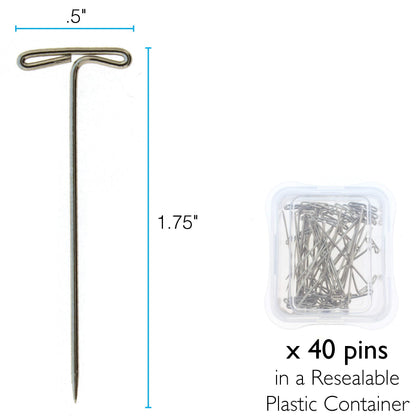 The Beadsmith Mini Macrame Combo - Bead Board 7.5 x 10.5 inches - Box of 40 T-pins 1.75 inches - Bracelet Project & Instructions Included - Ideal for securing & creating Macrame and Knotting Creations
