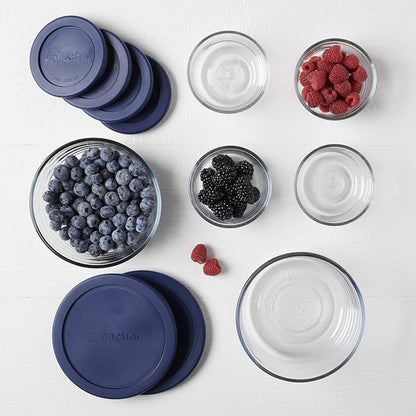 Anchor Hocking 12 Piece Glass Storage Containers