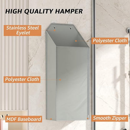 MaxGear Hanging Laundry Hamper, Over the Door Hamper