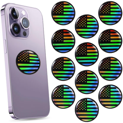 Zonon 18 Pieces Emf Stickers Emf Blocker for Cell Phone Radiation Equipment Neutralizers Devices Accessories for Laptops Computers(Blue Style)