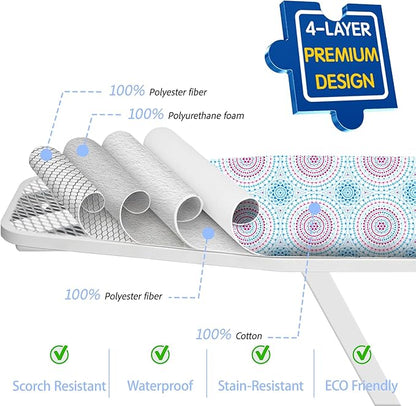 BNDX Ironing Board Cover and Pad 15" x 54"