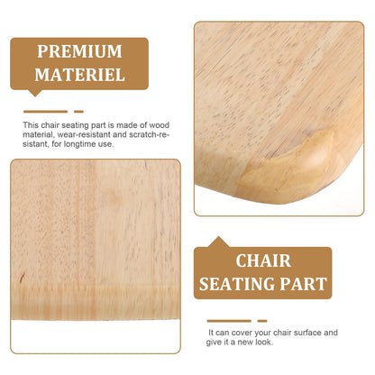 GANAZONO Chair Panel Solid Wood seat Board Accessories Stool seat Covers Easy Clean Wooden Chair Replacement ing Part Wooden Desk Wood Office Kitchen Supply
