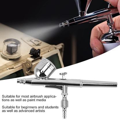 GotHobby 0.3mm Gravity Feed Dual-Action Airbrush Paint Spray Gun Kit Set