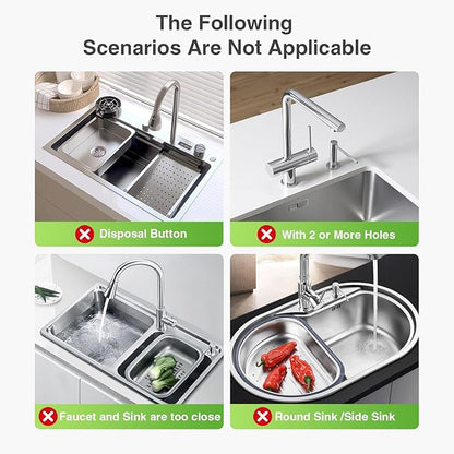 20" x 4" Stone Faucet Mat for Kitchen Sink, Quick Drying Diatomite Sink Tray