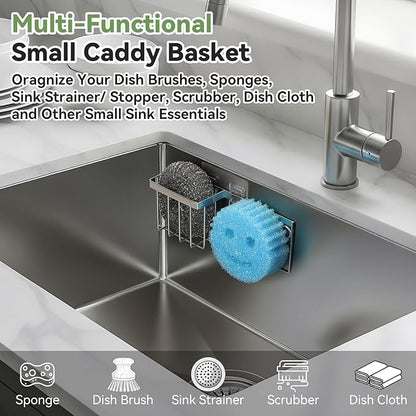 Sponge Holder for Kitchen Sink, Sponge Caddy for Scrub Daddy / Scrub Mommy