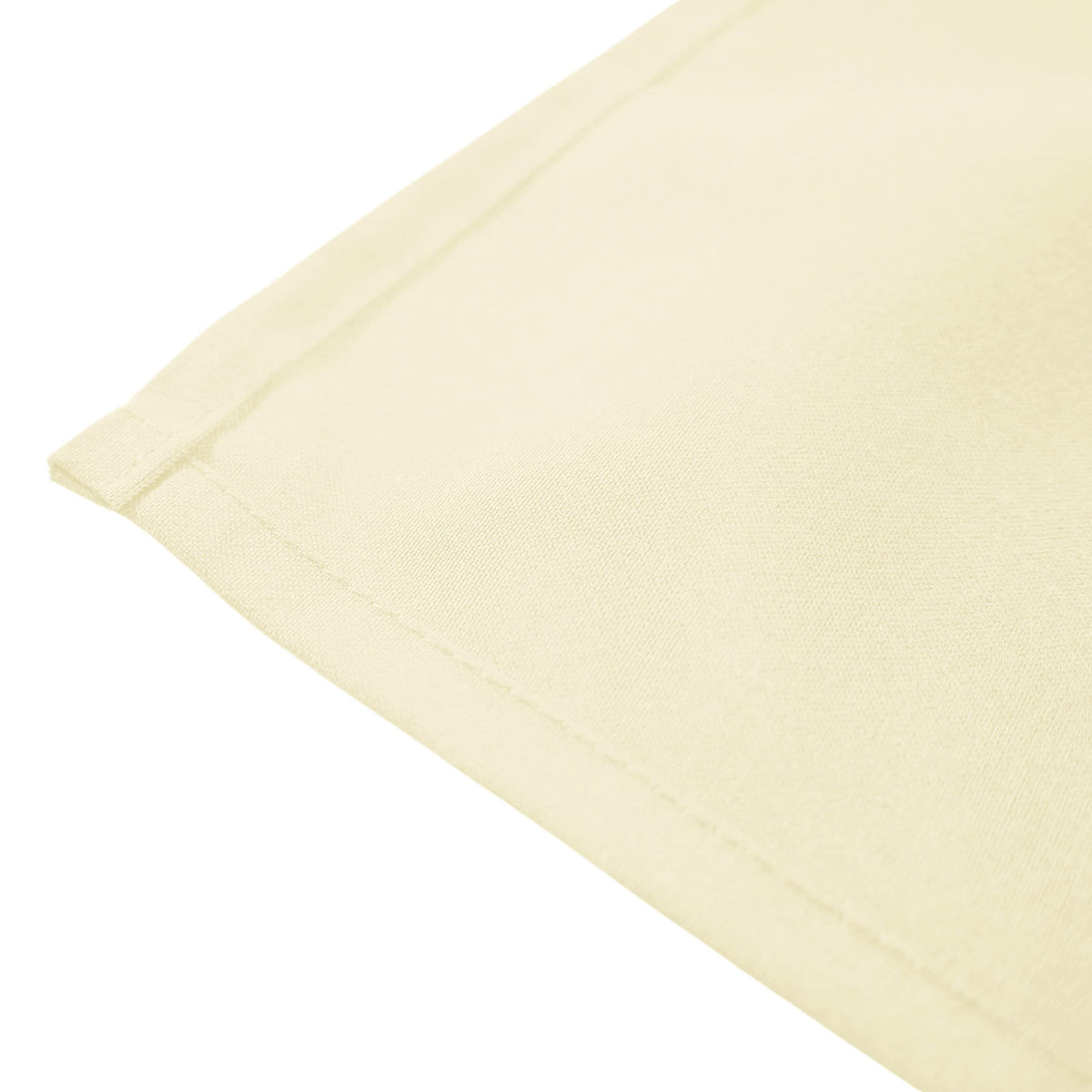 Weavric Cloth Dinner Napkin Bulk, Set of 12, 20 X 20 Inches, Washable Reusable Ivory Table Napkins with Hemmed Edge for Wedding, Party, Hotel, Restaurant