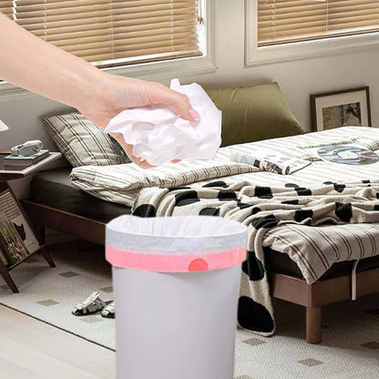 8 Gallon Trash Bags, Drawstring Garbage Bags, 1.32Mil Thickness, 55 * 70cm