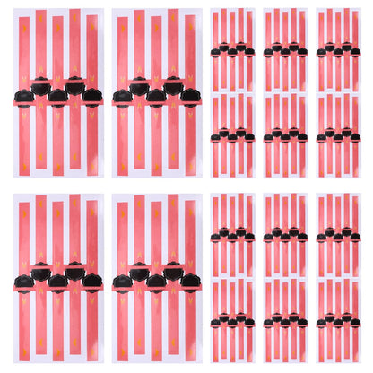Self Adhesive Paper Sealing Stickers - 100pcs Seal Labels for Packaging - Pastry Seal Strip for Handmade Craft Art - Food Retail Package Sticker Baking Scrapbooking -