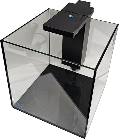 Level One Pets 3 Gallon Mini Betta, Small Fish Aquarium Kit - Includes Duo 2 in 1 Submersible Filter with LED Light