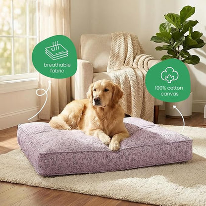 Molly Mutt Only You Dog Bed Duvet Cover, 100% Cotton Canvas Cover for Dog, Puppy, or Cat Bed, Durable, Washable, and Free of Harmful Chemicals, Medium/Large, 27"x36"x5"