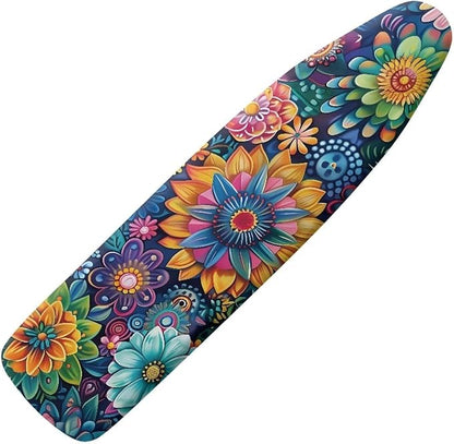 Boho Mandala Flower Printed Ironing Board Cover, 15x54 Inch Ironing Board Cover