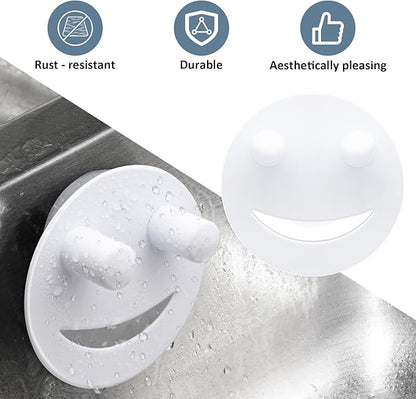 Stainless Steel Smiley Face Sponge Holder, Kitchen Accessories Decor