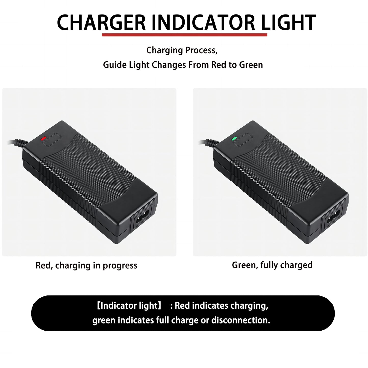 LHIBYOLO 42V 2A Electric Scooter Charger 5 in1 Plugs Universal,for 36V Electric Scooter Ebike Lithium Battery，for Jetson,Razor,Swagtron,Bird,Gotrax,Segway