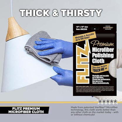 Flitz Premium Microfiber Polishing Cloth