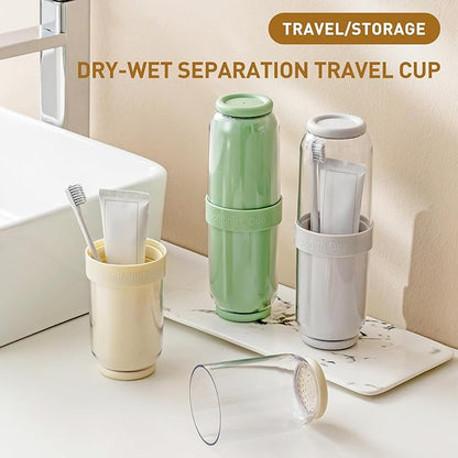 Toothbrush Cup with Cover, Travel Toothbrush Case Portable Toothbrush Holder