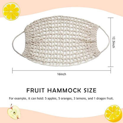 Hanging Fruit Hammock Under Cabinet