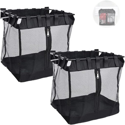 2Pcs Large Slatwall Baskets Mesh Slatwall Baskets