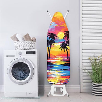 Sunset Sea Palm Ironing Board Cover 15x54