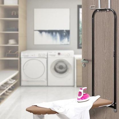 Seiritex Small Ironing Board Cover 13 x 37 inch, Fits Over The Door Ironing