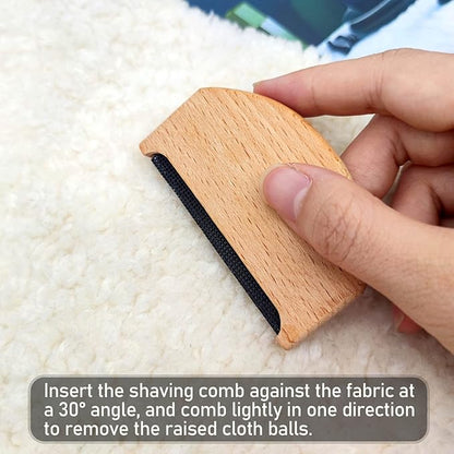BlingKingdom 2pcs Wool Cashmere Comb Manual Portable Sweater Comb Pill Remover