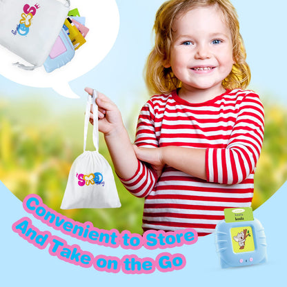 TimingSXD Spanish Flash Cards for Kids,Bilingual Flash Cards for Toddler/Beginning - ABC,Numbers,Colors,Shapes,Español/English Talking for Preschool,Kindergarten,Ages 2+