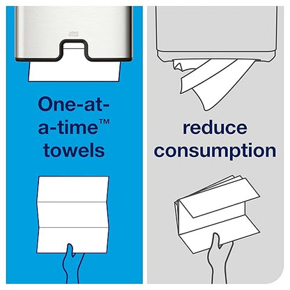 Tork Multifold Hand Towel White H2, 100% Recycled Fibers, 16 x 250 Towels