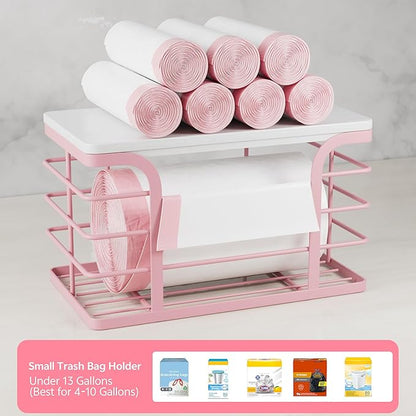 Small Grocery Bag Holder, Wall Mount Trash Bag Holder Dispenser