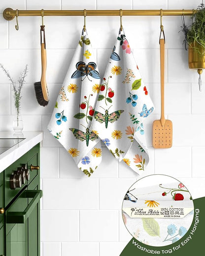 Flour Sack Kitchen Towels Set of 2-18x26 Cotton Dish Towels