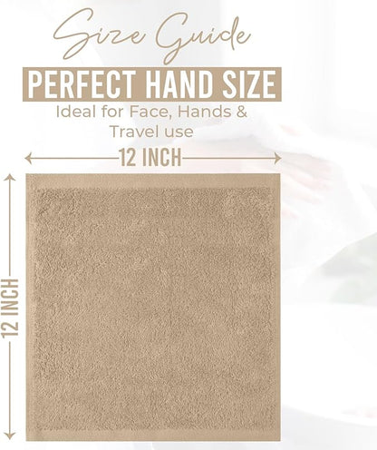 DAN RIVER 24 Pack Wash Cloths for Showering