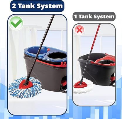 Spin Mop Replacement Head, 3 Pack Mop Replacement Head, Easy Cleaning,