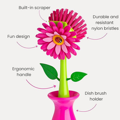 Vigar Flower Power Dish Brush