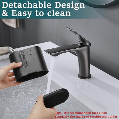 Toothbrush and Toothpaste Holder