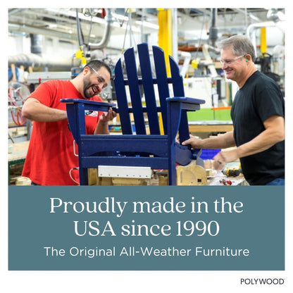 POLYWOOD Presidential Rocking Chair in Black