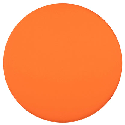 Flash Furniture Nicholas Soft Seating Flexible Circle for Classrooms and Common Spaces - 18" Seat Height (Orange)