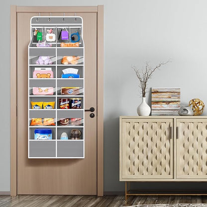 Univivi 5-Shelf Fabric Door Organizer Over Door Hanging Organizer