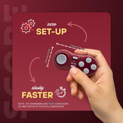 Scope Remote- Remote for Anki. Customizable with Anki Add-on, Compatible with Windows, Mac, iOS, iPad, Android. Quizlet Compatible Controller. Limited Cardiology Edition, Plus (16-18 Hours Battery)