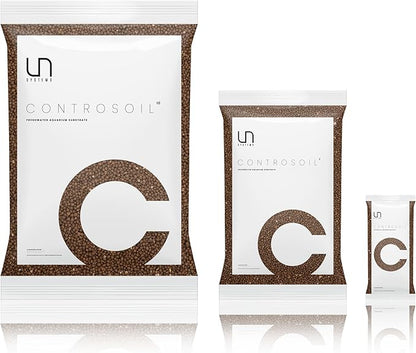 Ultum Nature Systems Controsoil - Freshwater Aqua Soil Substrate for Fish, Shrimp, Live Plant Propagation and Aquascaping - 6.8pH Low Ammonia, Volcanic Ash - Brown, Fine (1 Liter)
