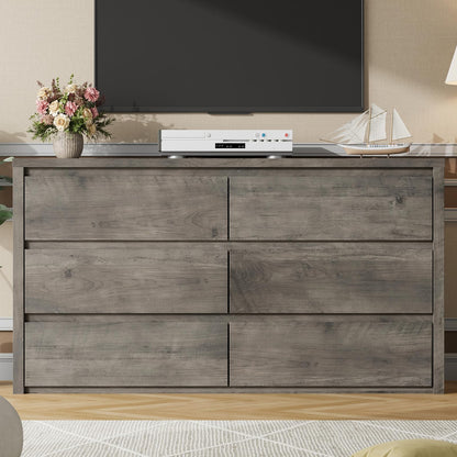 GarveeHome 7 Drawer Dresser for Bedroom, Wide Modern Chest of Drawers, Large Wood Dresser Wooden Storage Organizer for Living Room, Hallway Entryway