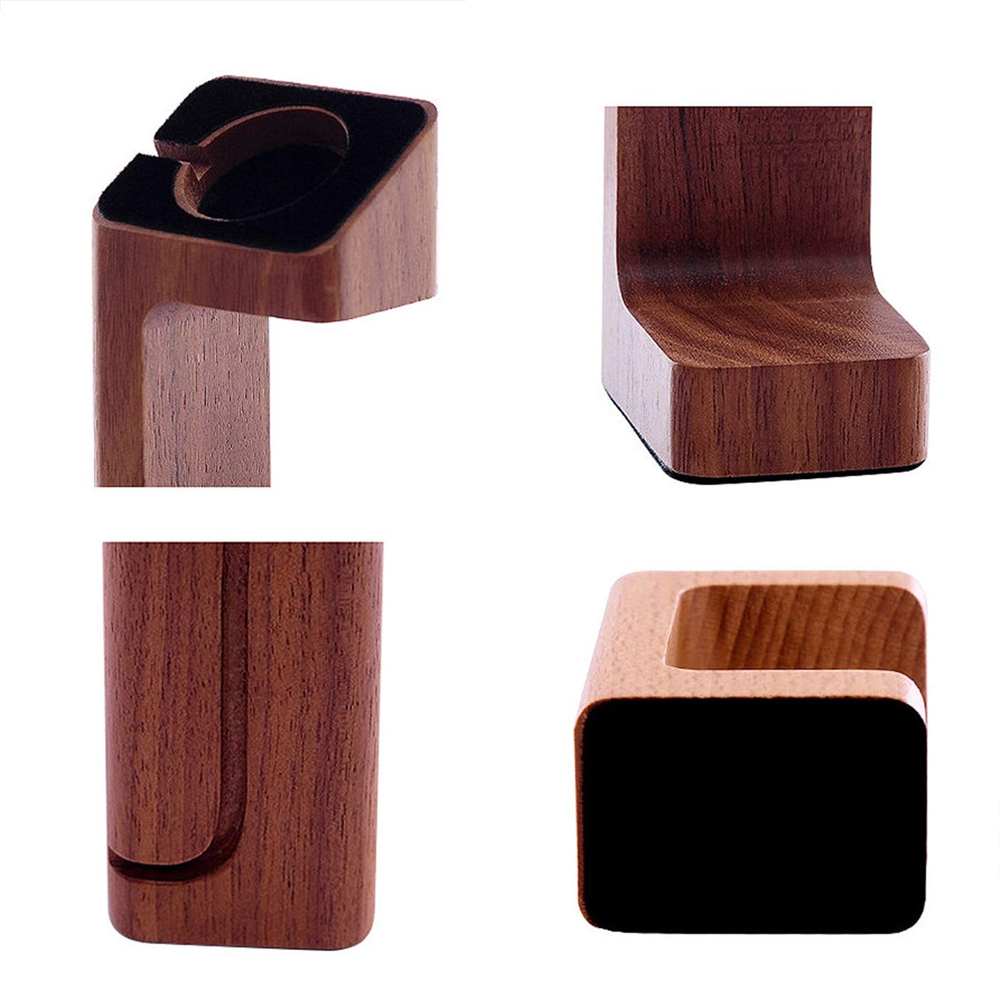 Wooden Charging Stand Holder Dock Compatible with Apple Watch SE All Series Wood Charger Stand Station Base Cradle