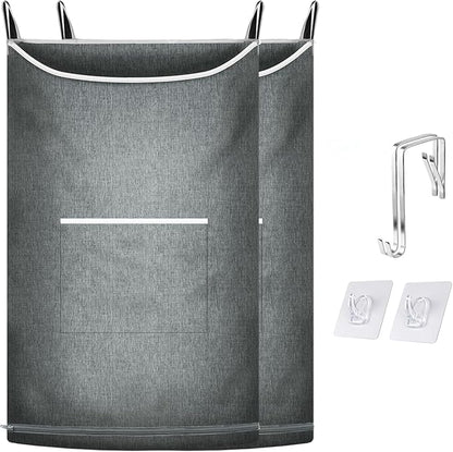 XL Large Hanging Laundry Hamper, Over the Door Laundry Bag