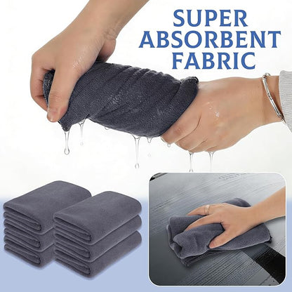 6 Pcs Extra Large Microfiber Cleaning Cloth Reusable Microfiber Towels Thick