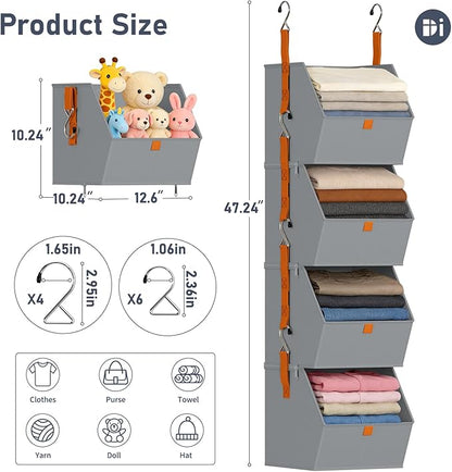 DIMJ Hanging Closet Organizer