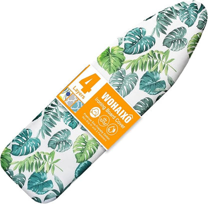 Ironing Board Cover and Pad 15" x 54", 4 Layers Extra Thick Iron Board Cover