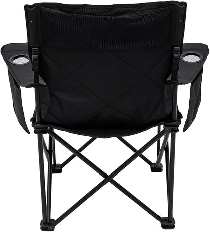 ALPS Mountaineering King Kong Camping Chairs for Adults with Mesh Cup Holders and Pockets, Built Durable and Reliable with Compact Foldable Steel Frame