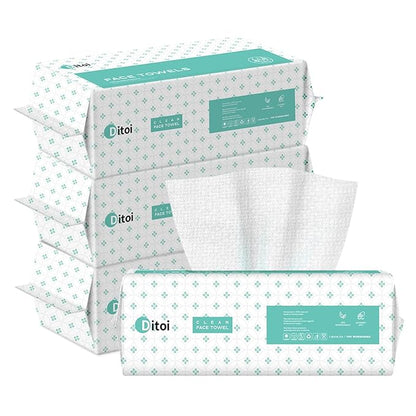 Ditoi Disposable Face Towels, Ultra Soft &Thick Facial Cloths