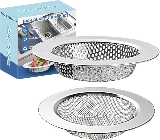 RQYEKDO Kitchen Sink Strainer Stainless Steel